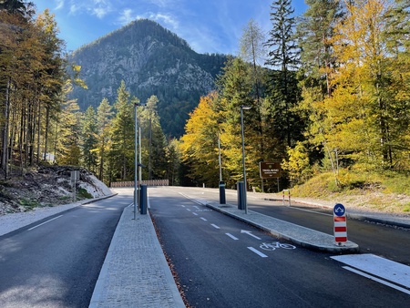 Cesta proti prelazu Vršič