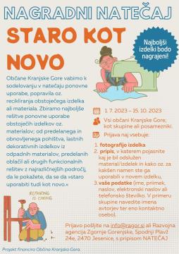 Nagradni natečaj plakat