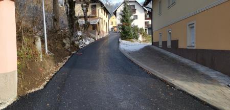 Sanacija občinske ceste JP 689031 – za Rutom v Ratečah