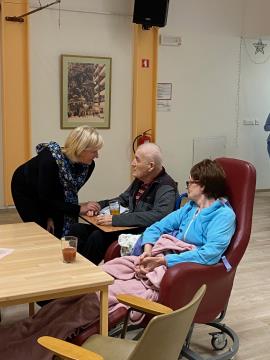 Na obisku občanov Kr. Gore v Domu Franceta Berglja