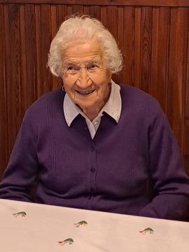 Ga. Olga Rožič ob svojem 100. jubileju