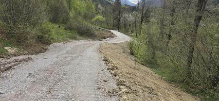 Sanacije plazu nad pešpotjo Topolino – Hrušica
