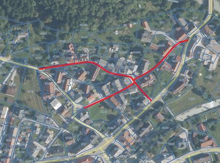 Ulica Jakoba Aljaža v Mojstrani