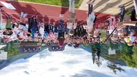 Sprejem pred OŠ Josipa Vandota Kr. Gora